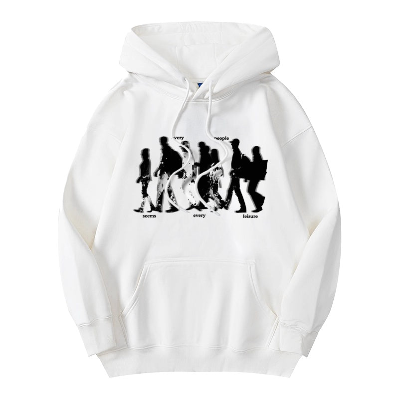 シルエットグラフィックパーカー U2377