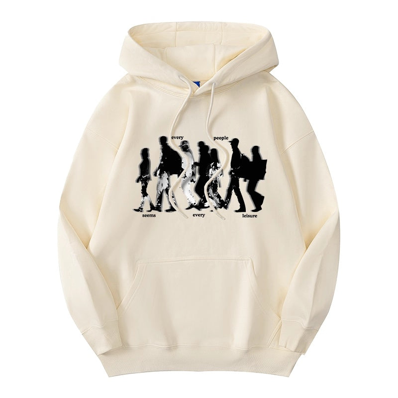 シルエットグラフィックパーカー U2377