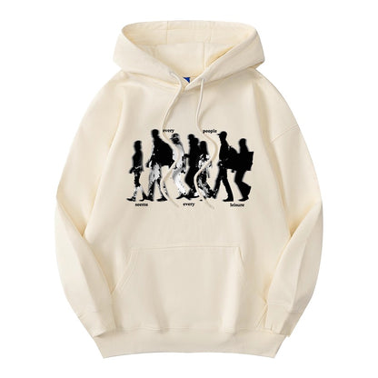 シルエットグラフィックパーカー U2377