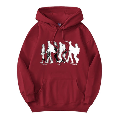 シルエットグラフィックパーカー U2377