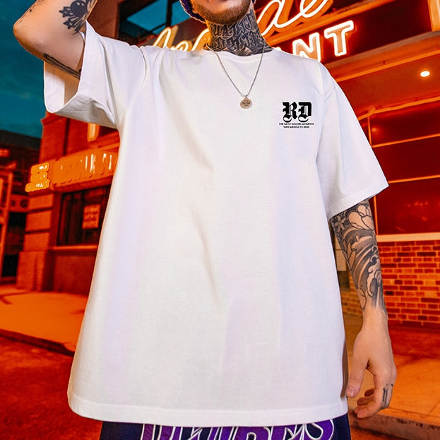【OUTLET/即納】バックプリントナンバー半袖Tシャツ U1715