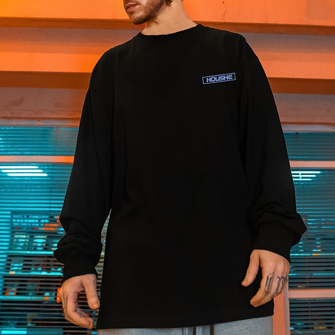【OUTLET/即納】クレセントムーンストリート長袖Tシャツ U1896