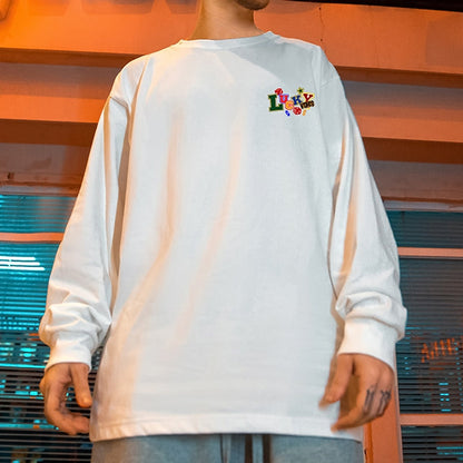【OUTLET/即納】サイコロイラストストリート長袖Tシャツ U1894