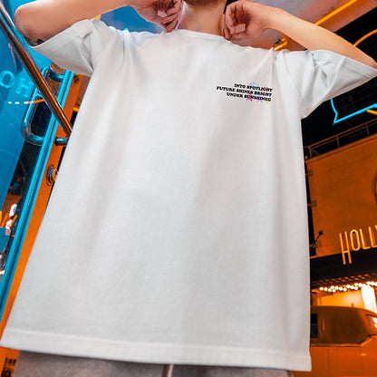 【OUTLET/即納】バックプリントストリート半袖Tシャツ U1856