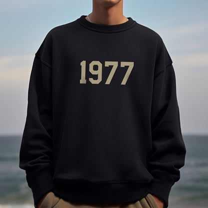 【OUTLET/即納】1977プリント長袖スウェット U1938