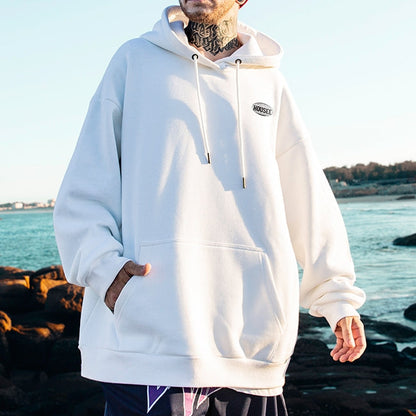 【OUTLET/即納】ロゴプリントストリートルーズパーカー U1666