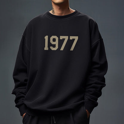 【OUTLET/即納】1977プリント長袖スウェット U1938