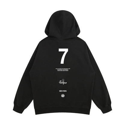 【OUTLET/即納】No.7 デザインプリントパーカー U1467