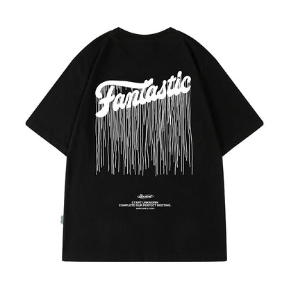 ファンタスティックヒップホップ半袖Tシャツ U1719