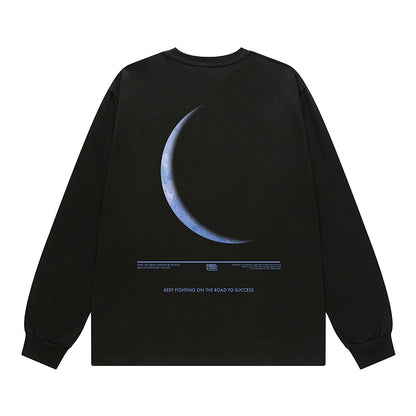 【OUTLET/即納】クレセントムーンストリート長袖Tシャツ U1896