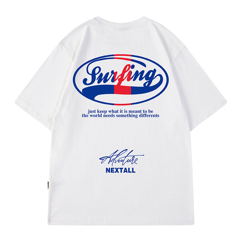 アメリカンレトロヒップホップ半袖Tシャツ U1721