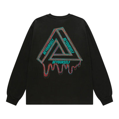 【OUTLET/即納】アメリカンレトロヒップホップ長袖Tシャツ U1742