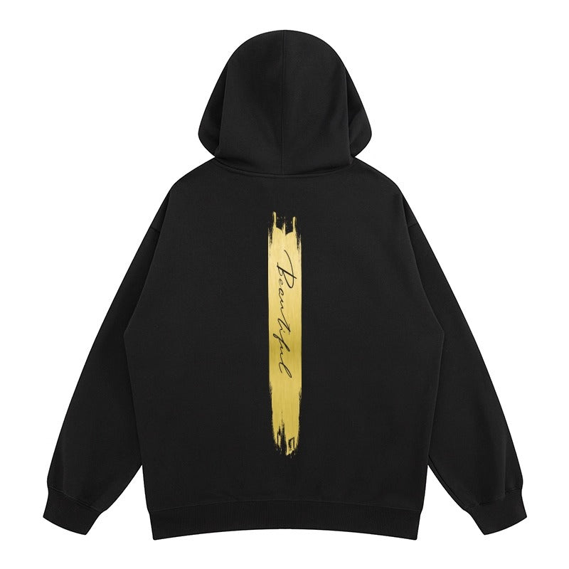 ブラッシュストロークグラフィックパーカー U2496