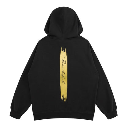 ブラッシュストロークグラフィックパーカー U2496