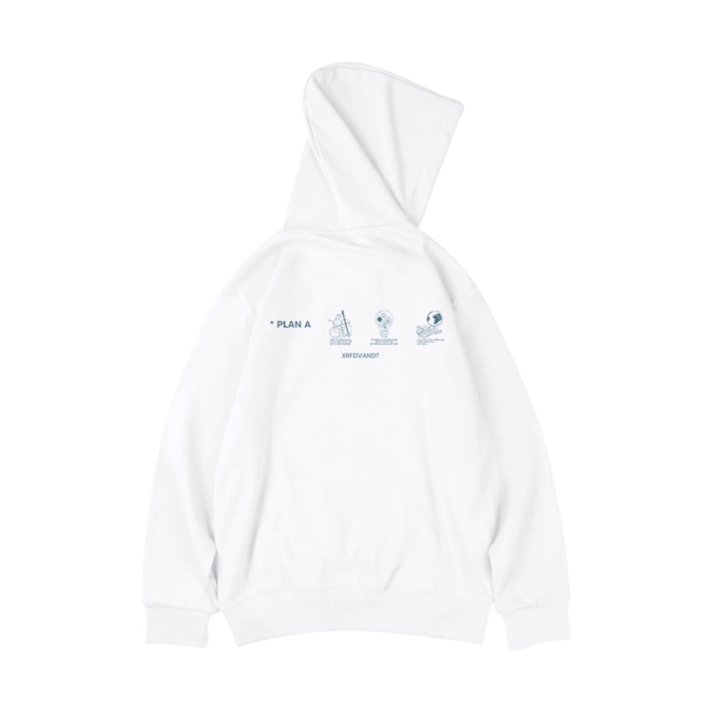 ミニマルプランモチーフパーカー U2423