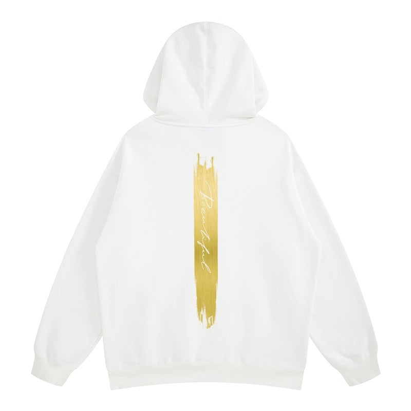 ブラッシュストロークグラフィックパーカー U2496