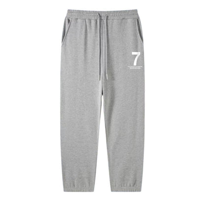 No.7デザインプリントスウェットパンツ U2535