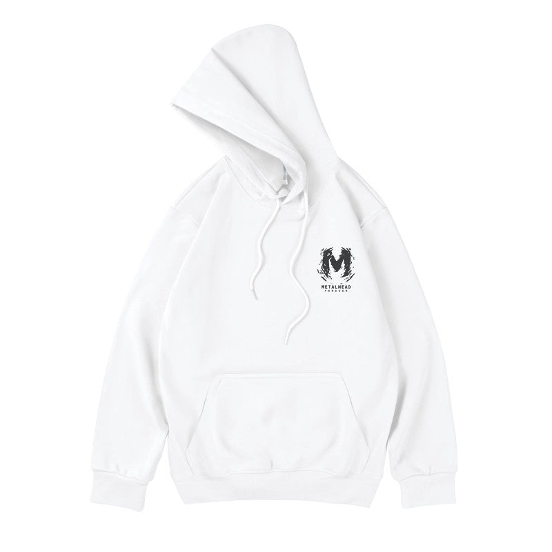 ダークモードグラフィックロゴパーカー U2421