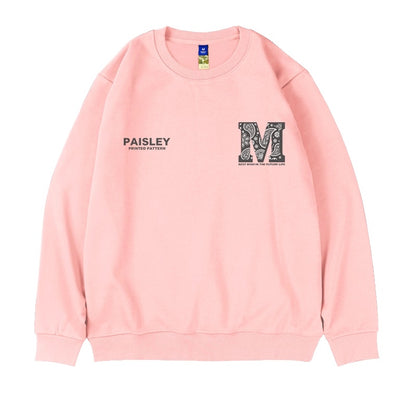 ペイズリーエムロゴプリントスウェット U2469