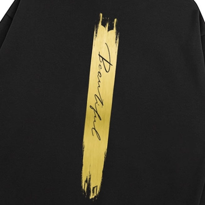 ブラッシュストロークグラフィックパーカー U2496