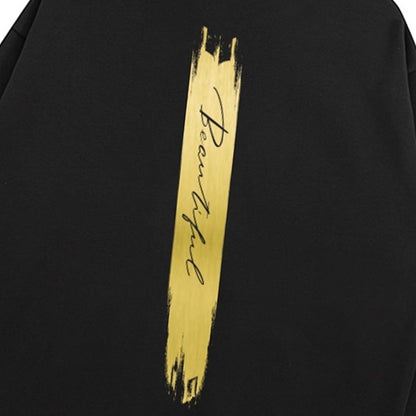 ブラッシュストロークグラフィックパーカー U2496