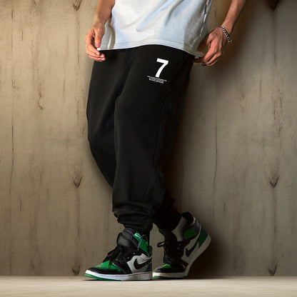 No.7デザインプリントスウェットパンツ U2535