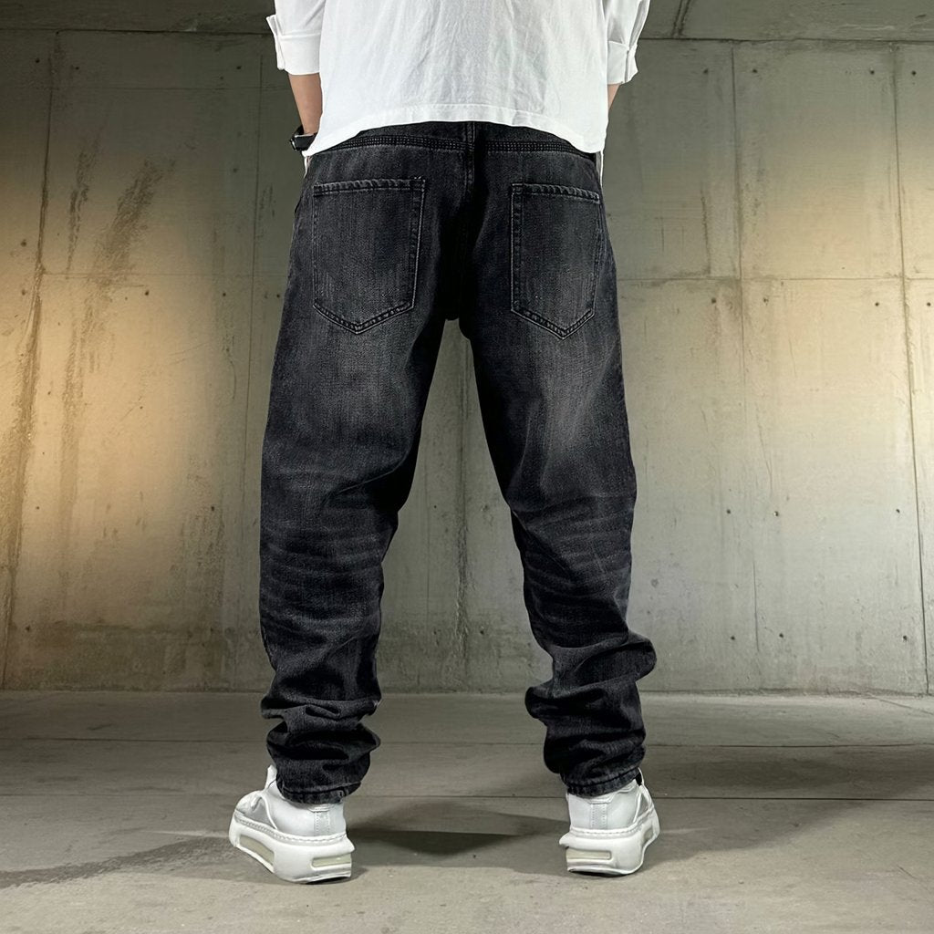 ストリートテーパードシルエットデニムパンツ U2519