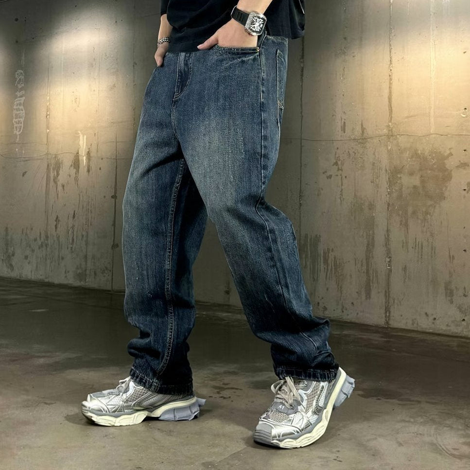 アーバンウォッシュドルーズデニムパンツ U2520