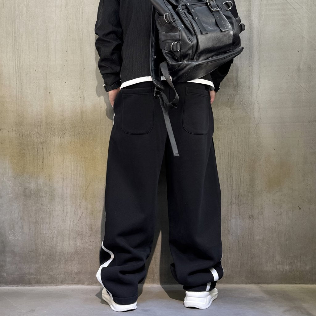 サイドラインワイドスウェットパンツ U2538