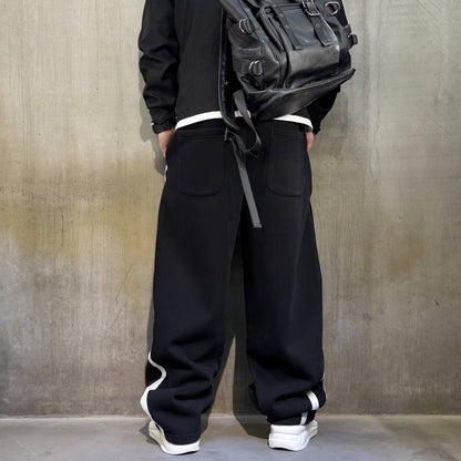 サイドラインワイドスウェットパンツ U2538