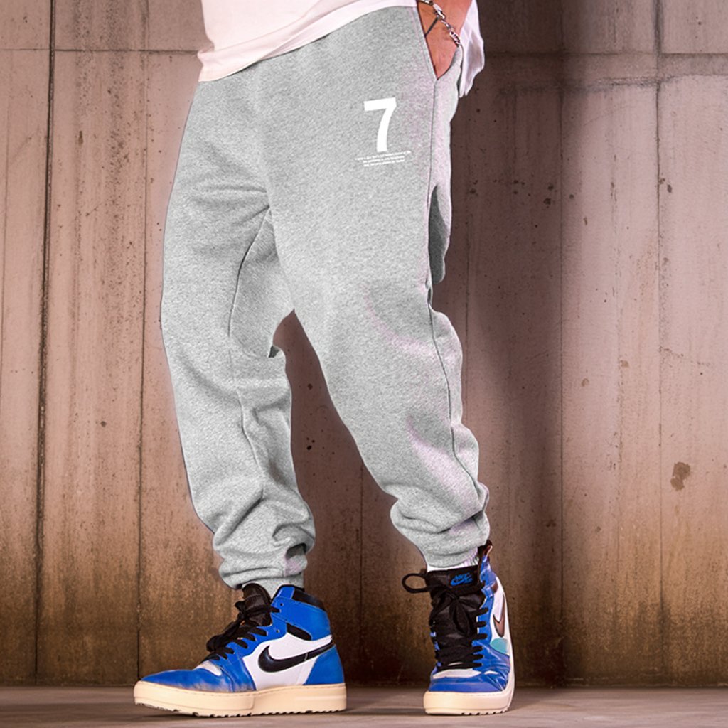 【OUTLET/即納】No.7デザインプリントスウェットパンツ U2535