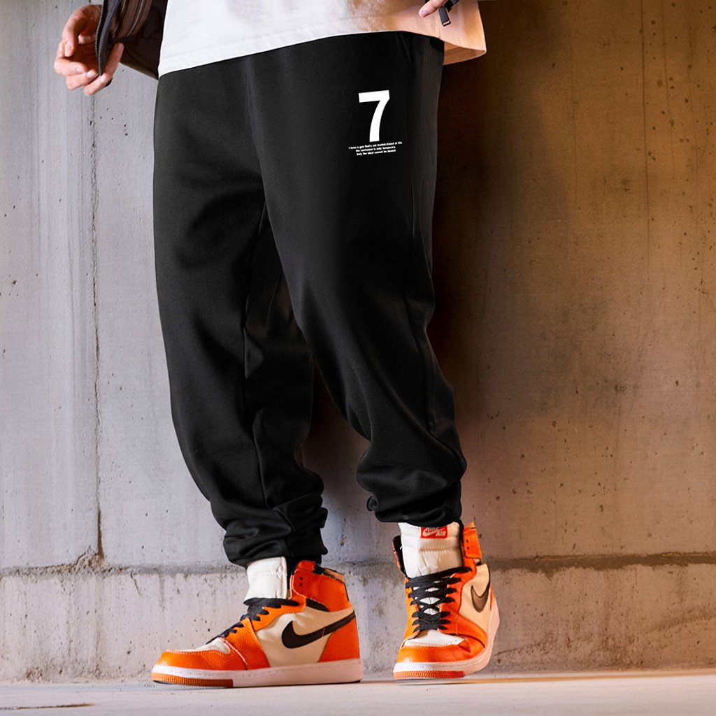 【OUTLET/即納】No.7デザインプリントスウェットパンツ U2535