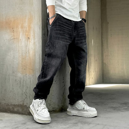 ストリートテーパードシルエットデニムパンツ U2519