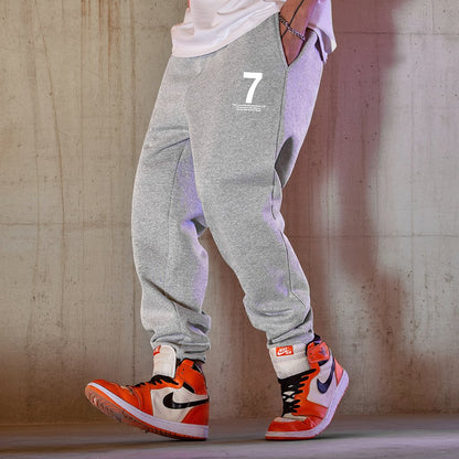 No.7デザインプリントスウェットパンツ U2535