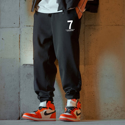 No.7デザインプリントスウェットパンツ U2535