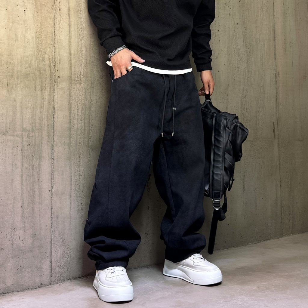 グラデーションフェードワイドパンツ U2542