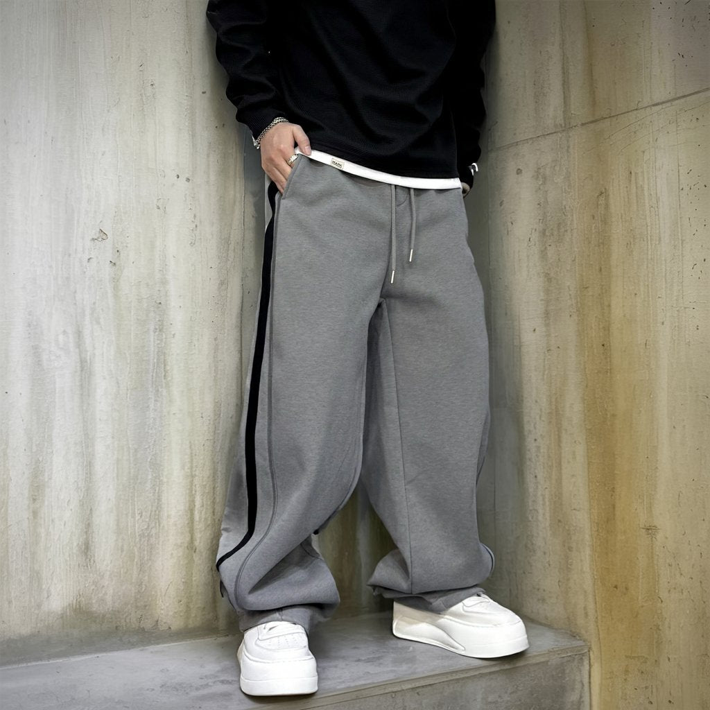 サイドラインワイドスウェットパンツ U2538
