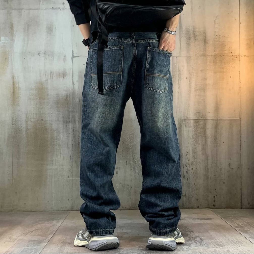 アーバンウォッシュドルーズデニムパンツ U2520