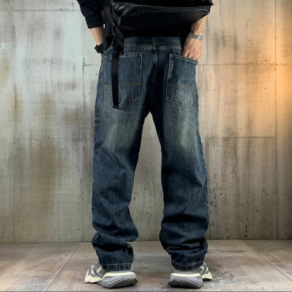 アーバンウォッシュドルーズデニムパンツ U2520