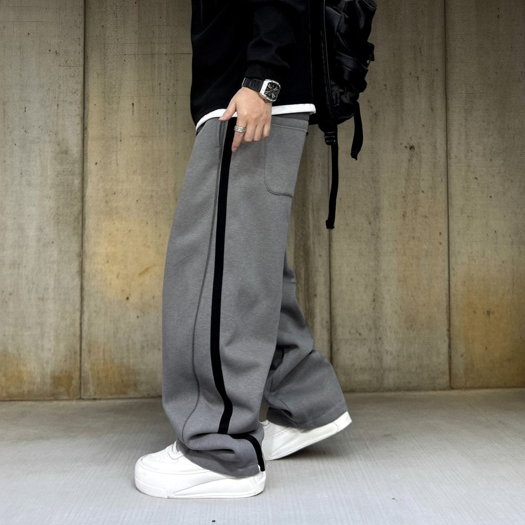 サイドラインワイドスウェットパンツ U2538