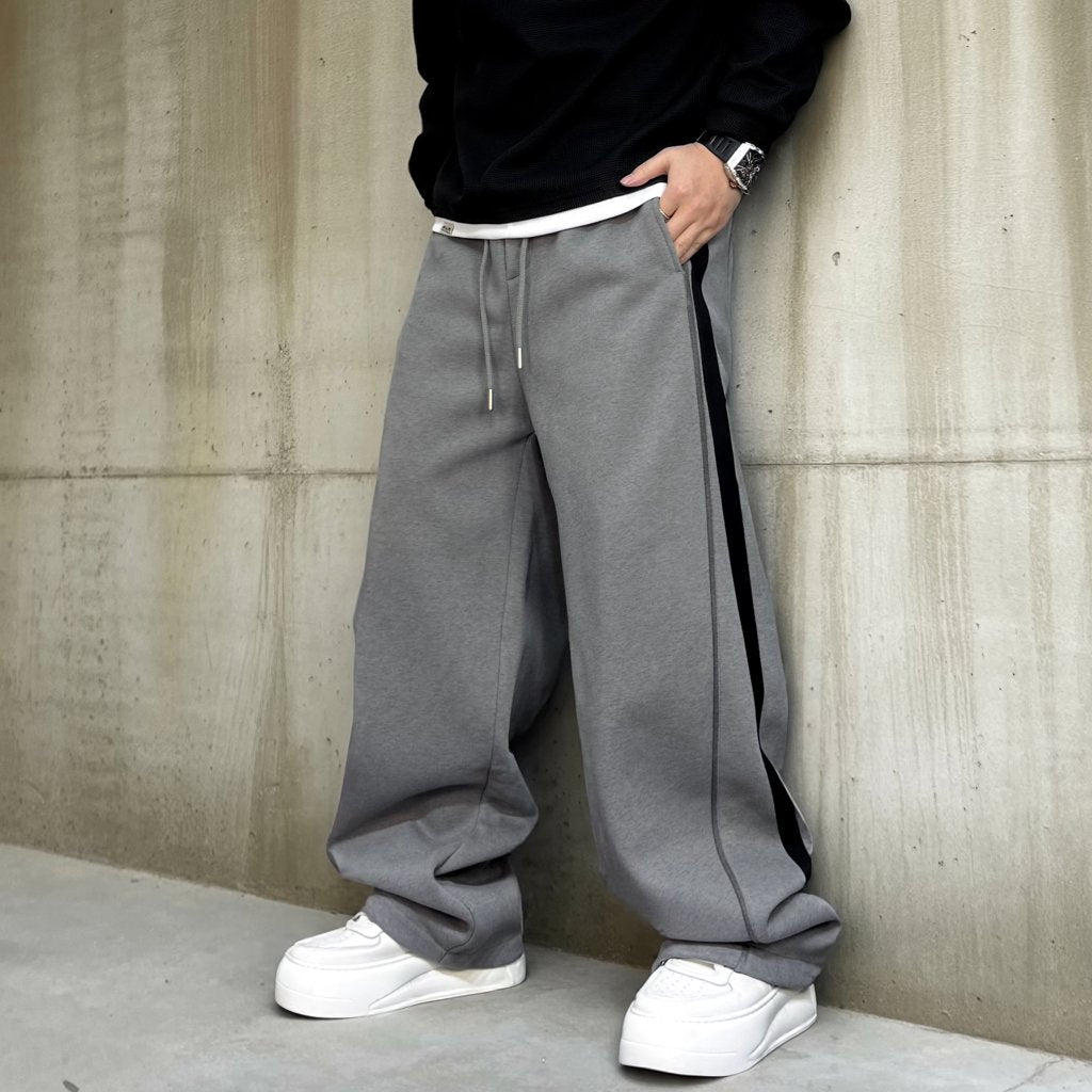 サイドラインワイドスウェットパンツ U2538