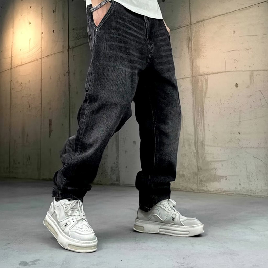 ストリートテーパードシルエットデニムパンツ U2519