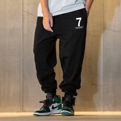 No.7デザインプリントスウェットパンツ U2535