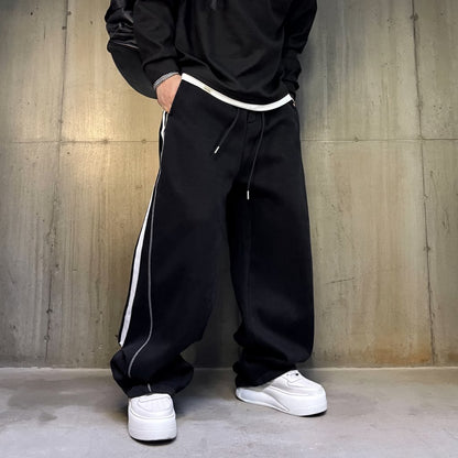 サイドラインワイドスウェットパンツ U2538