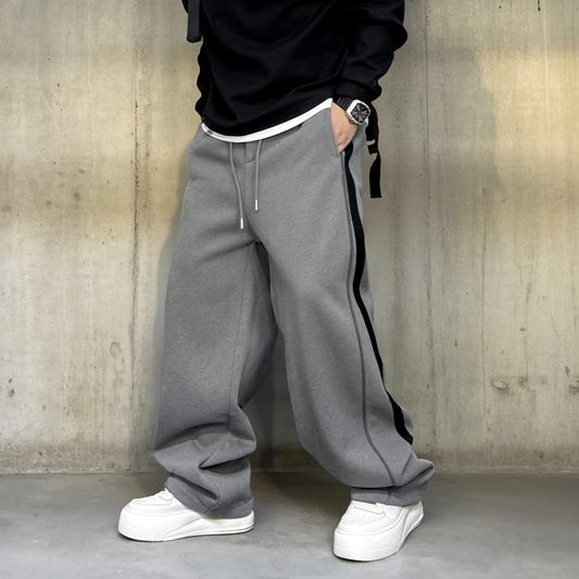 サイドラインワイドスウェットパンツ U2538