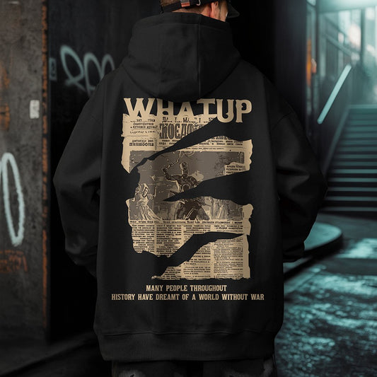 【OUTLET/即納】グラフィックバックプリントパーカー U2397