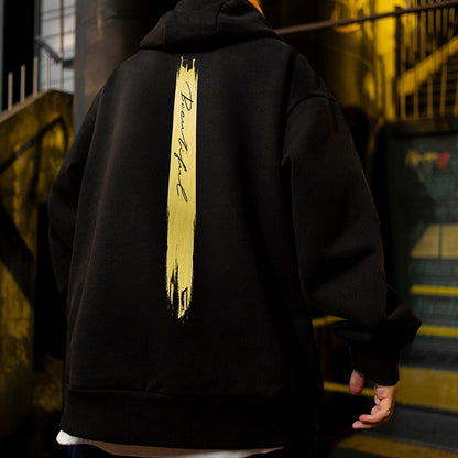 ブラッシュストロークグラフィックパーカー U2496